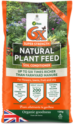 6X Natural fibrous fertiliser 15KG - image 3