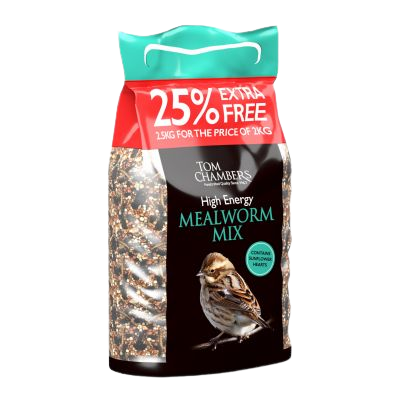 High Energy Mealworm Mix 2kg + 25% FREE