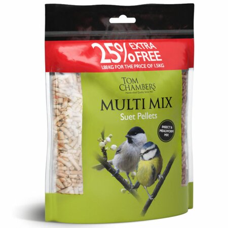 Multi Mix Suet Pellets 1.5kg + 25% FREE - image 2