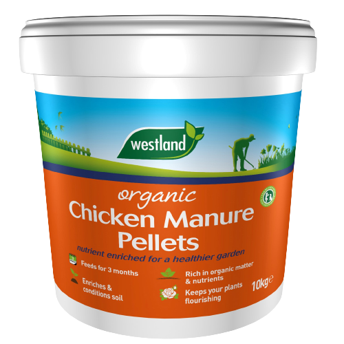 Organic Chicken Manure Pellets 10KG The Gardens Group